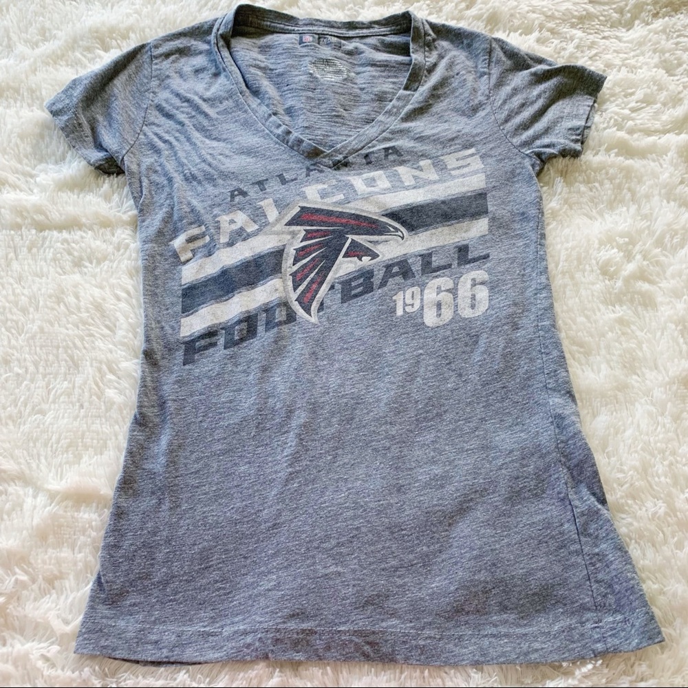 Atlanta Falcons fitted gray t-shirt